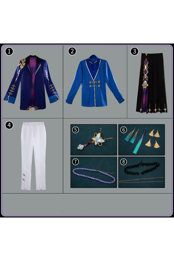 2XXT Cosplay Vtuber Hoshirube Sho Dytica 2nd Anniversary Cosplay Costume